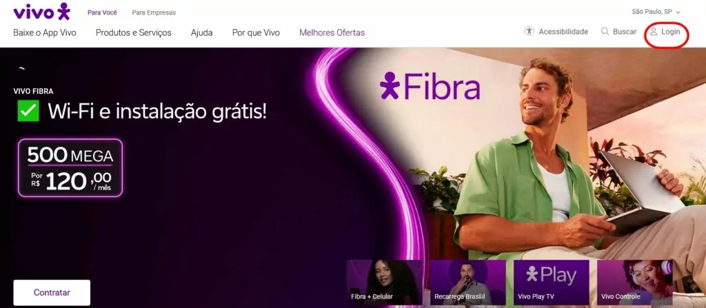 puxar segunda via da fatura vivo